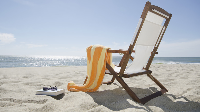 Beach view of ocean