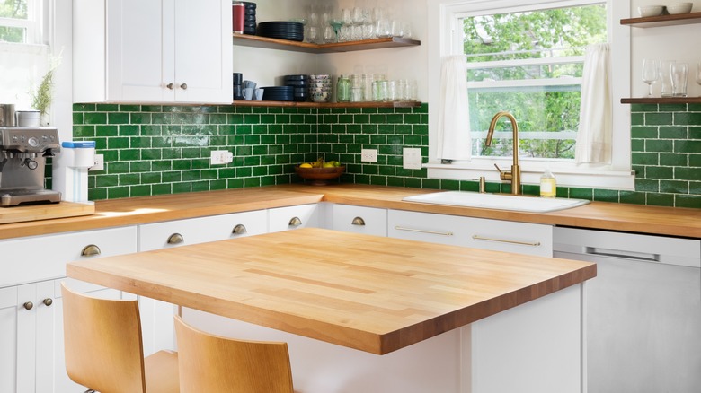 butcher block counters