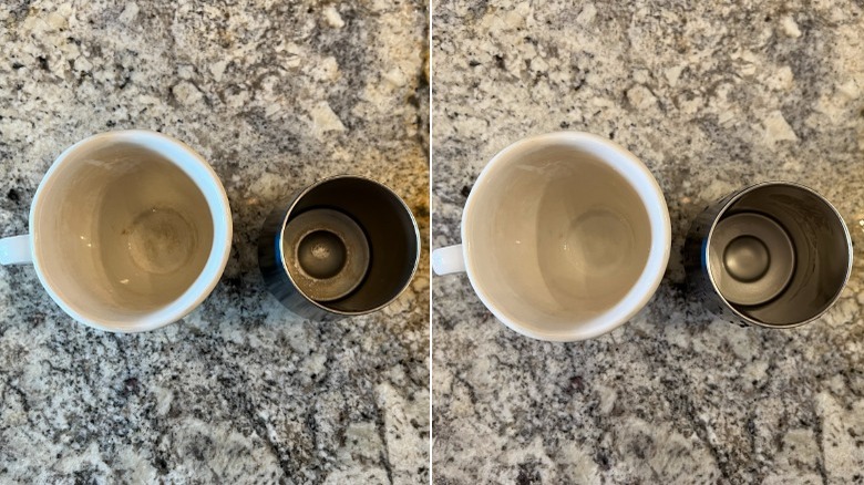 before and after of cups