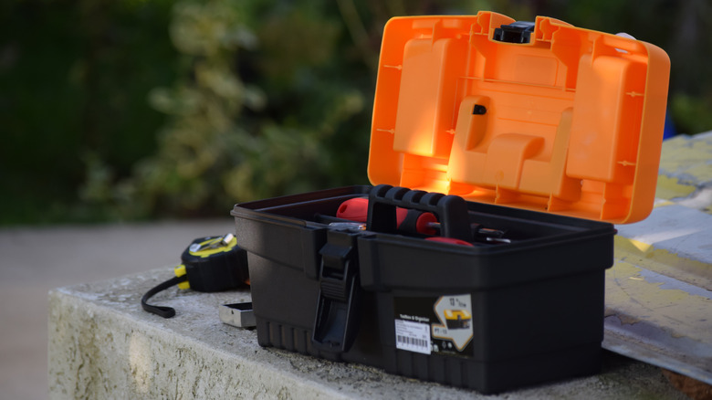 toolbox sitting outside