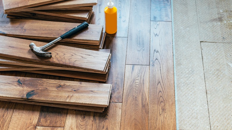 hardwood flooring installation