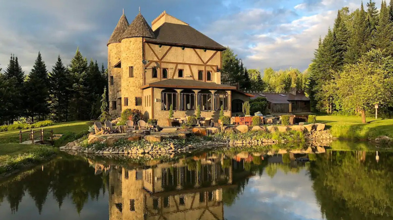 This Vermont castle sits on the lake