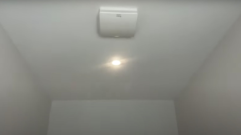 white ceiling and walls