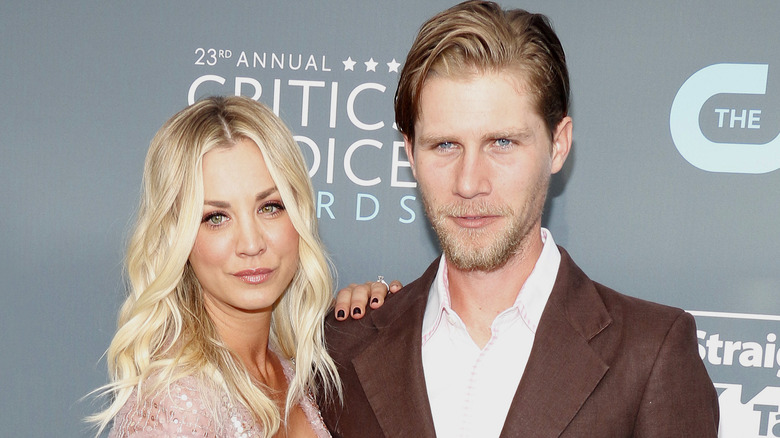 Kaley Cuoco and Karl Cook red carpet