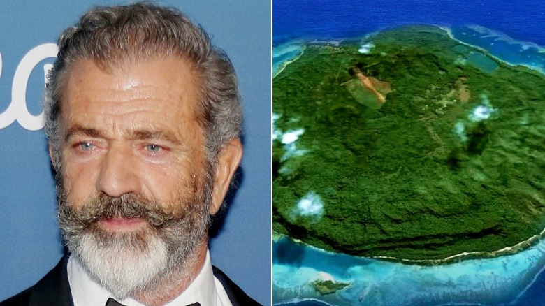 Mel Gibson; South Pacific island