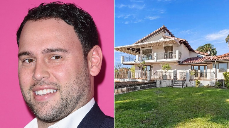 Scooter Braun; celebrity Los Angeles home