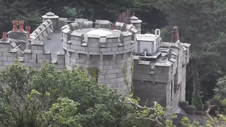 Enya's Irish Castle from the air 