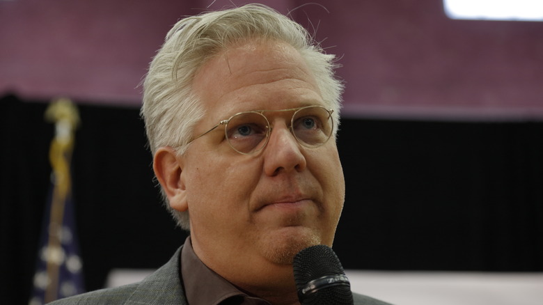 Glenn Beck at a mic