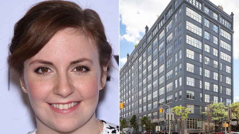 Lena Dunham and Brooklyn apartment