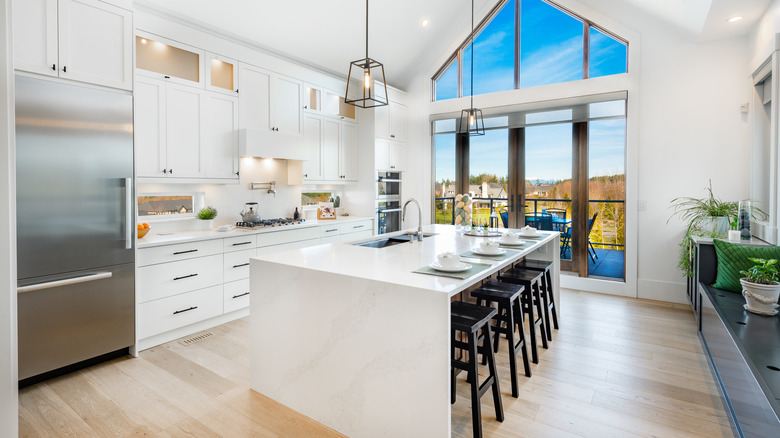 Modern farmhouse style kitchen