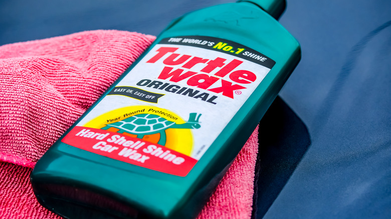 Bottle of Turtle Wax