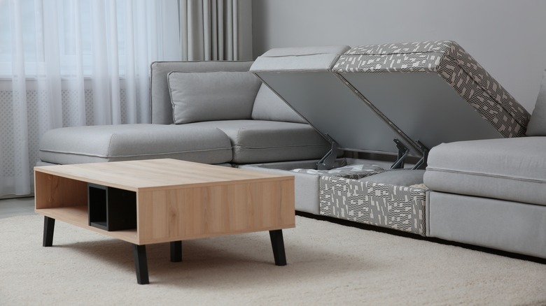 modular couch with storage