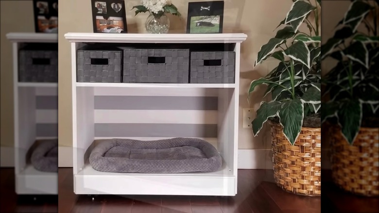 Custom pet bed nook 