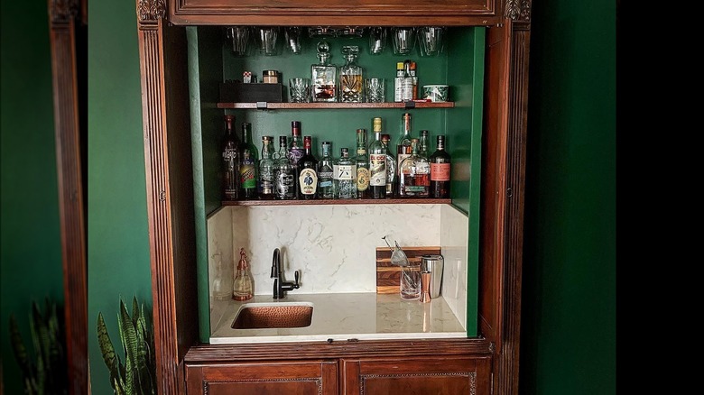 Luxury bar cabinet 