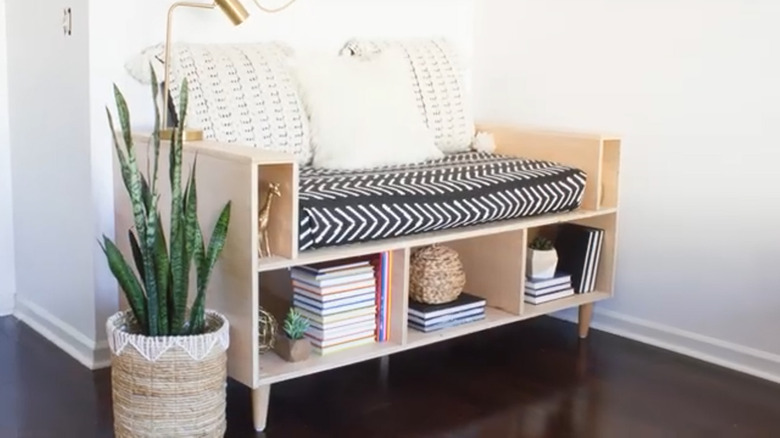 Crib mattress reused in daybed