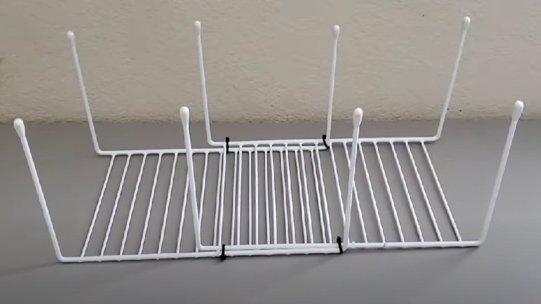 wire risers made into organizer