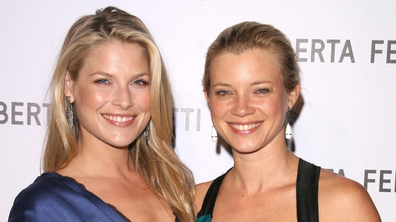 Amy Smart and Ali Larter smiling