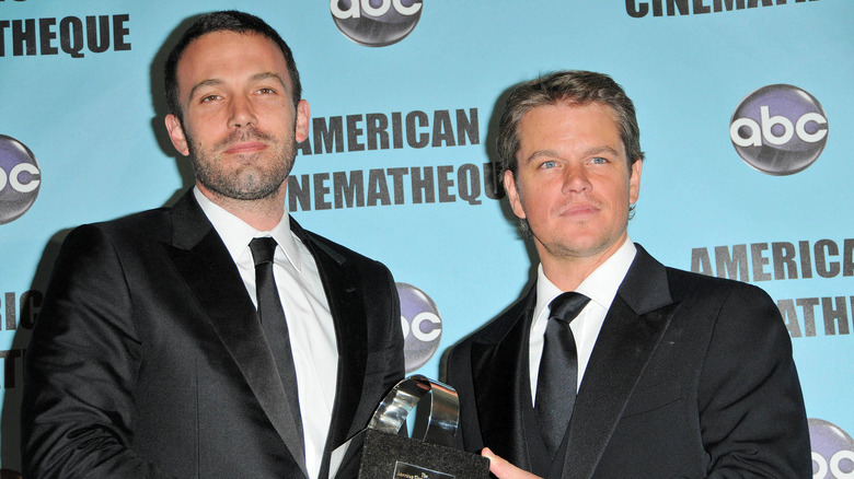 Ben Affleck and Matt Damon at award show