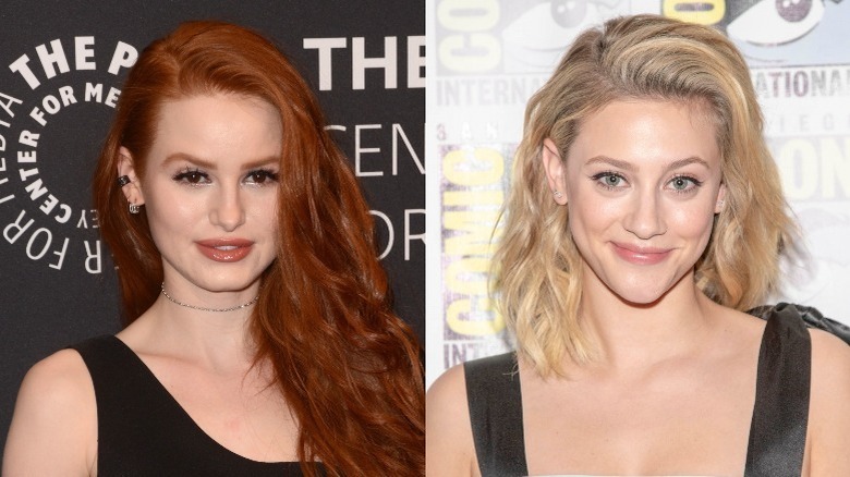 Madelaine Petsch and Lili Reinhart, split image