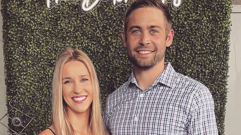 Cody and Felicia Walker standing together