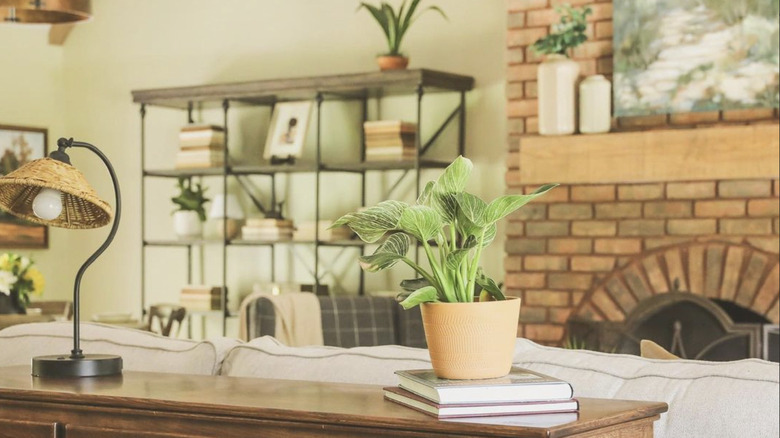 green living room