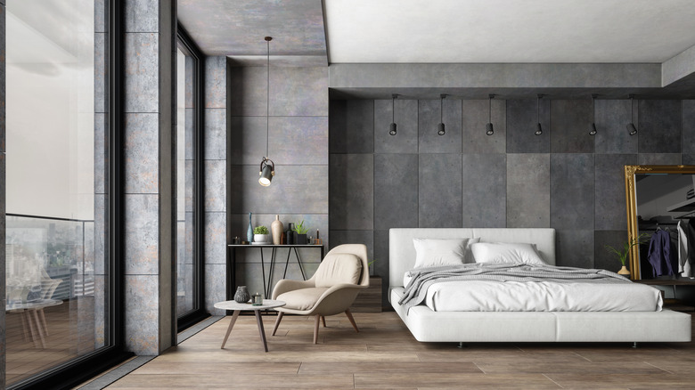 luxury gray bedroom 