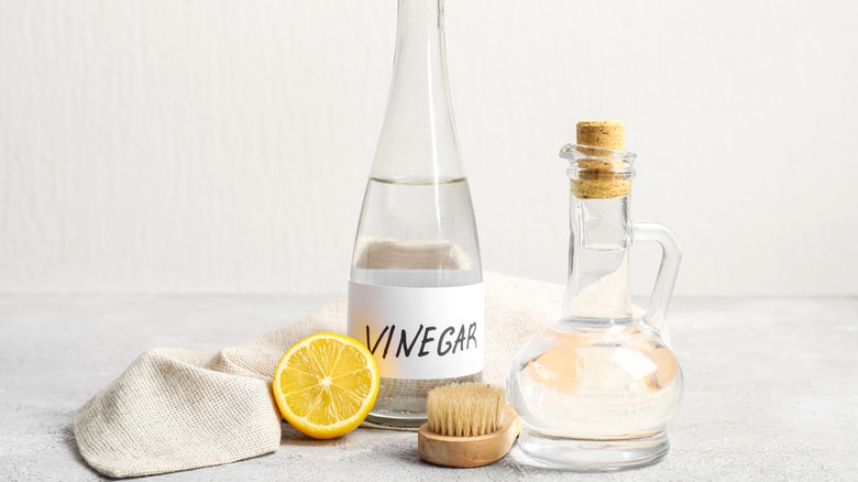 vinegar and lemon