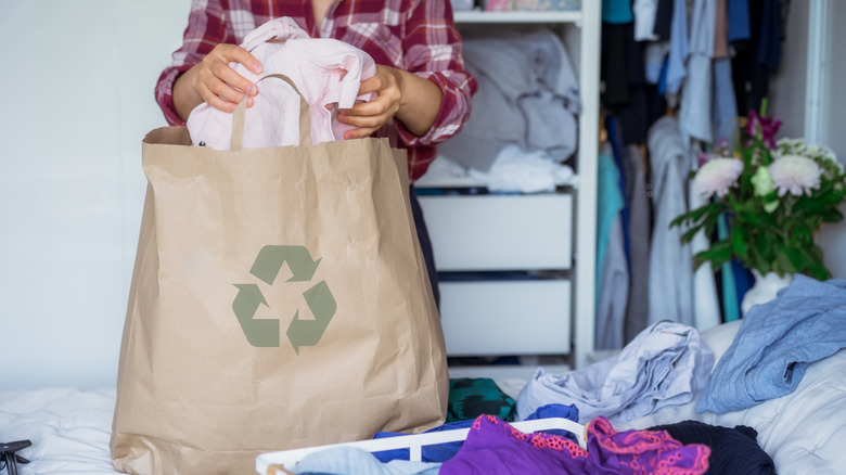 Decluttering the closets