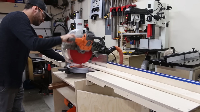 Brad's miter saw station