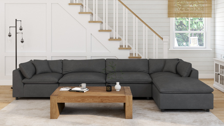 A stylish modular sofa from Costco