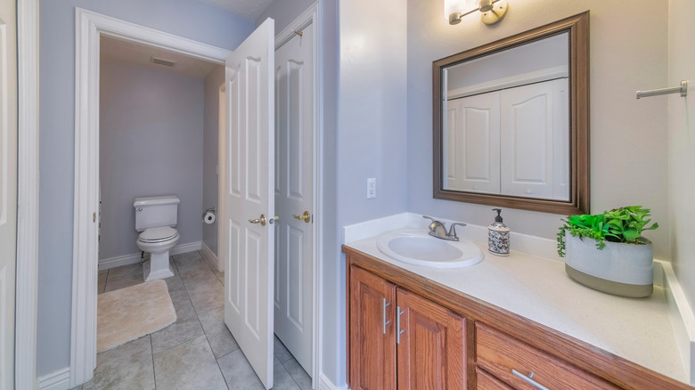 bathroom with water closet