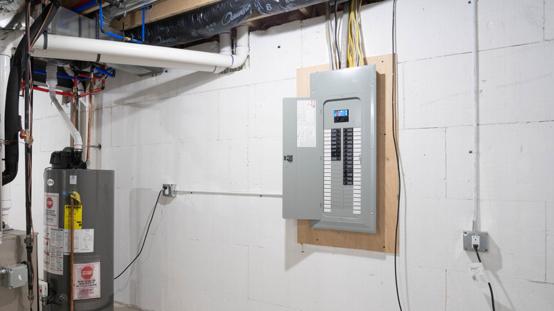 electrical box in basement