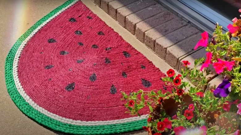 Watermelon doormat