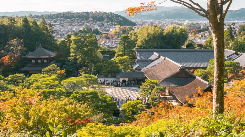 Zen garden borrowed scenery