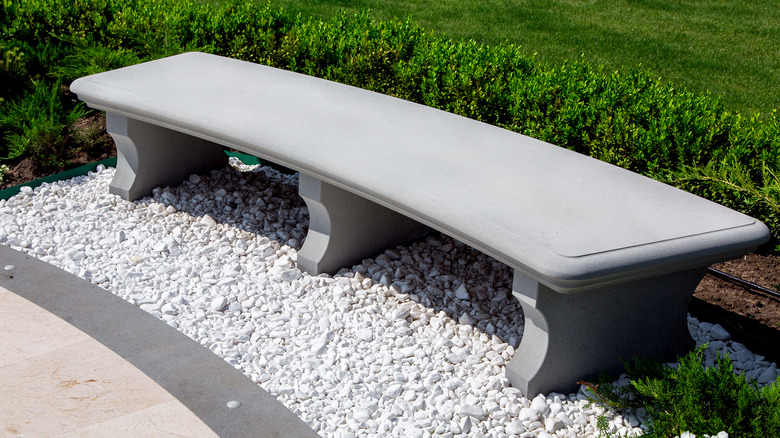 Stone bench