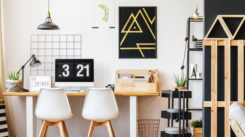 teen homework zone modern desk