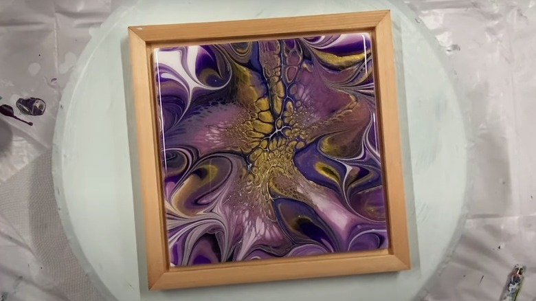 framed decorative tile