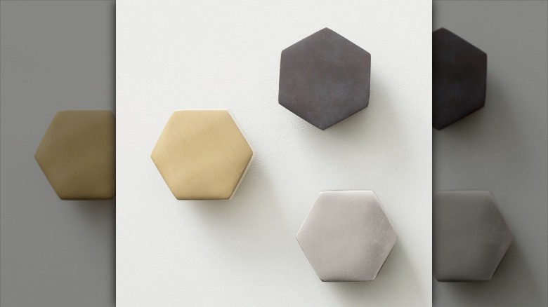 hexagonal wall hooks