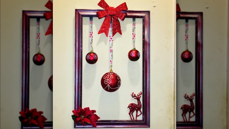 Picture frame Christmas decoration