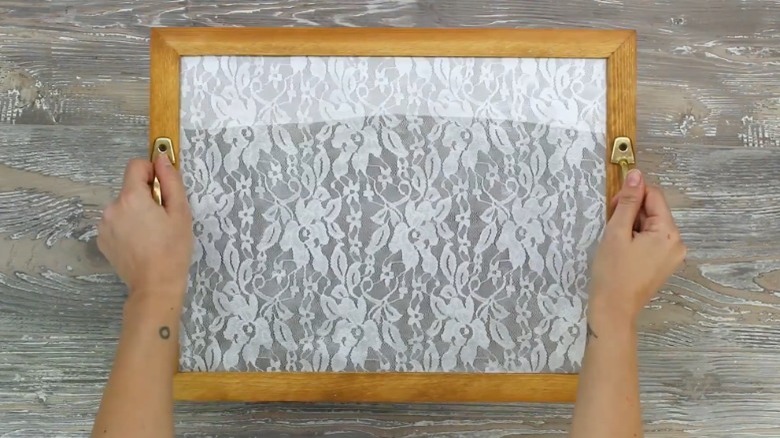 Picture frame serving tray