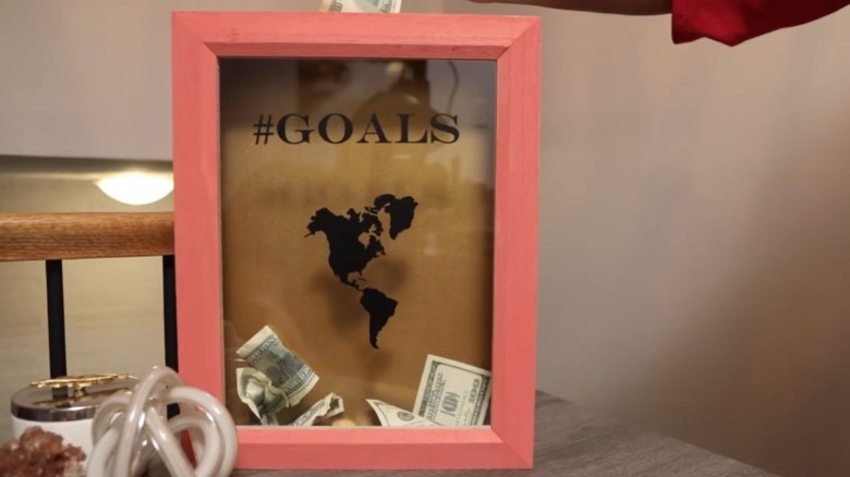 Picture frame piggy bank