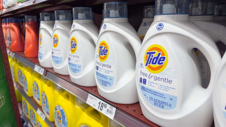 Tide Free and Gentle mild laundry detergent