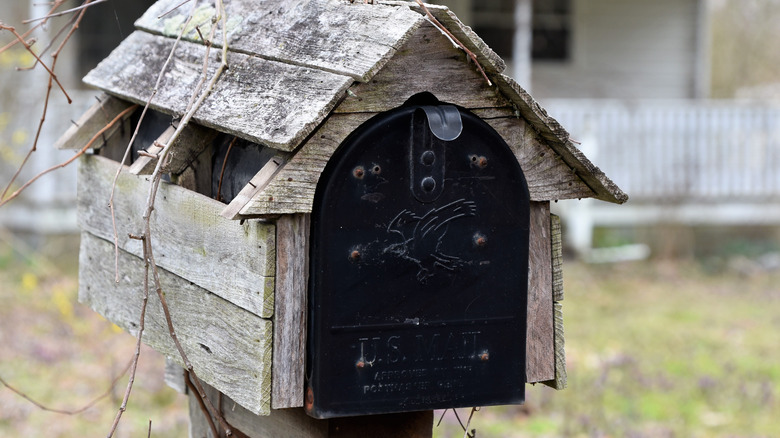 rotting mailbox