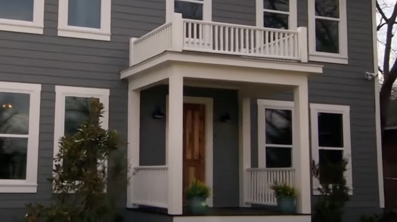 home with covered front porch