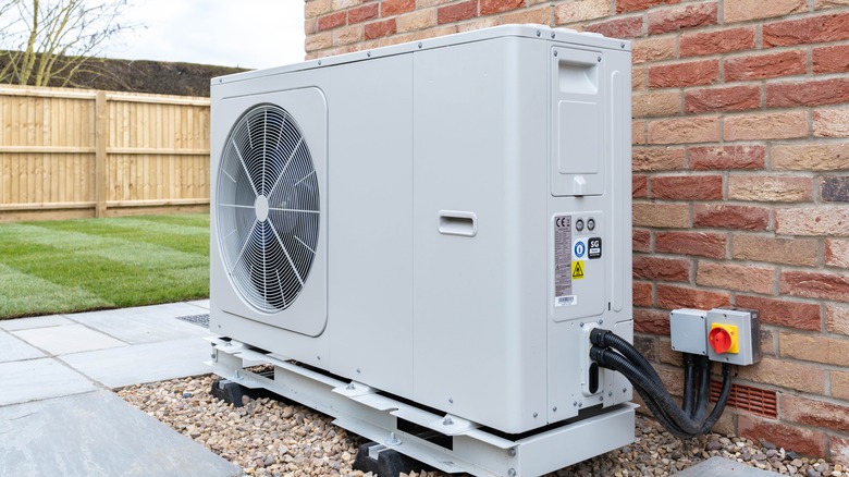 outside heat pump