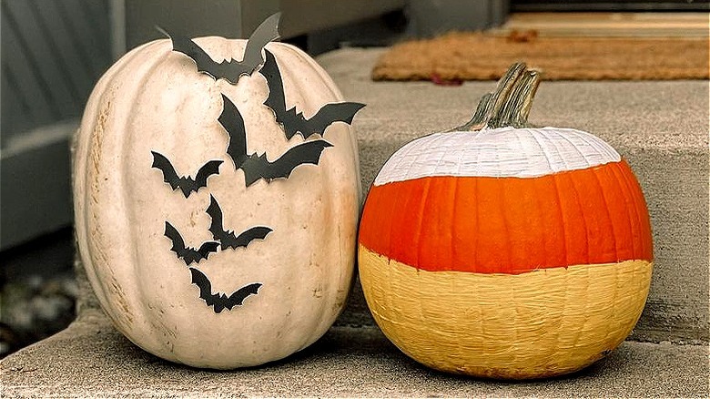 Bat pumpkin by Leslie Davis