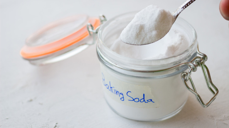 A spoonful of baking soda