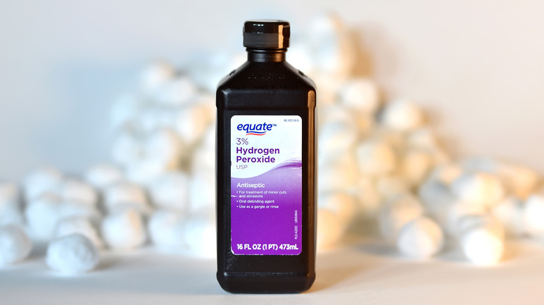 Bottle of hydrogen peroxide