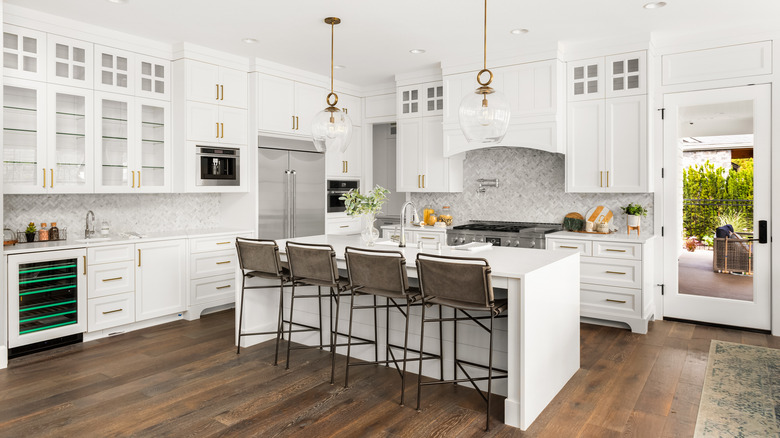 white kitchen