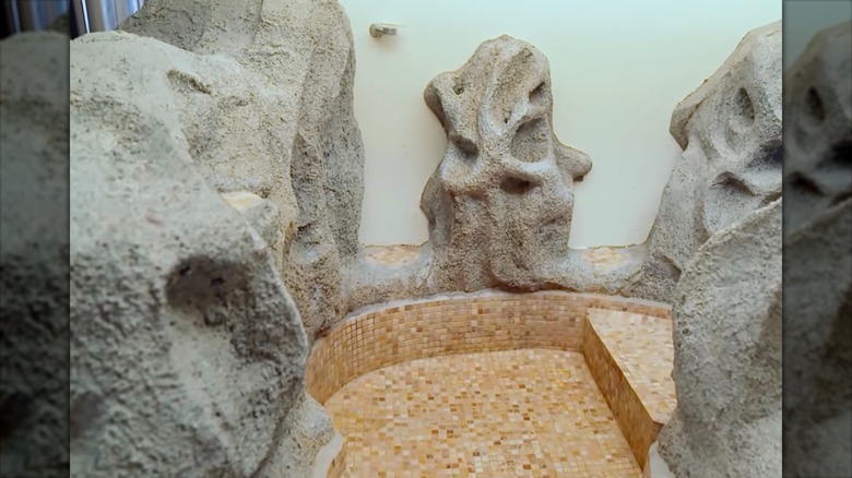 natural stone bedroom tub 